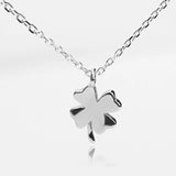 925 Silver 4 Leaves Clover Necklace Pendants for Women Girls