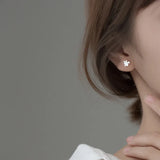925 Silver Game Puzzle Shaped Earrings for Women