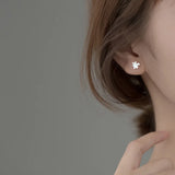 925 Silver Game Puzzle Shaped Earrings for Women
