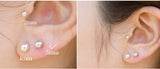 925 Sterling Silver Ball Stud Earrings for Children Girls Kids Baby Jewelry