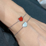 925 Sterling Silver Love Bracelet for Women, Birthday Gift Accessory