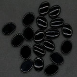 12*16 MM Oval Agate Stone Men's Ring