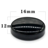 12*16 MM Oval Agate Stone Men's Ring