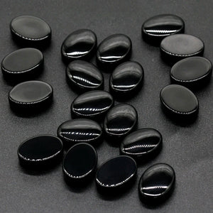 12*16 MM Oval Agate Stone Men's Ring