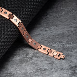 12mm Carbon Fibre Copper Magnetic Bracelet for Arthritis Men