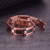 12mm Carbon Fibre Copper Magnetic Bracelet for Arthritis Men