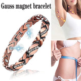 Crystal Magnetic Copper Bracelet for Women