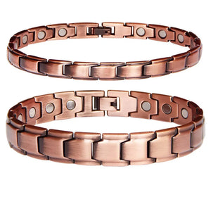 Copper Magnetic Therapy Bracelet for Arthritis & Carpal Tunnel Pain Relief