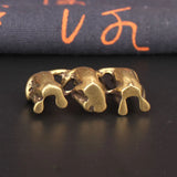 Antique Copper Three Monkeys Miniatures Figurines Feng Shui Ornaments