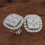 14K Diamond Peridot Gemstone Earrings for Women