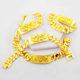18k Dragon Pendant Bracelet Bangle for Men