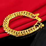 12mm Chain Bracelet Bangle for Men Women