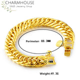 12mm Chain Bracelet Bangle for Men Women