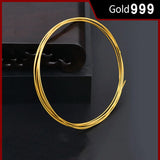 Pure 999 24k Thread DIY Bracelet Necklace Earrings Fine Jewelry Making