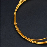 Pure 999 24k Thread DIY Bracelet Necklace Earrings Fine Jewelry Making