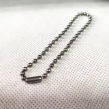 Titanium Beads Chain Bracelet 2.4 MM Ball Chains Hypoallergenic