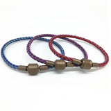Metal Bracelet Clasp Red Color