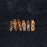 Natural Dzi Bead Ancient Law Snail Stone Bead Pendant