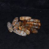 Natural Dzi Bead Ancient Law Snail Stone Bead Pendant