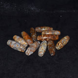 Natural Dzi Bead Ancient Law Snail Stone Bead Pendant