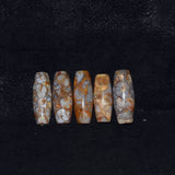 Natural Dzi Bead Ancient Law Snail Stone Bead Pendant