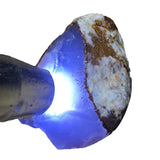 Natural Chalcedony Jade Sapphire Crystal Stone for DIY Jewelry Making
