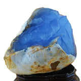Natural Chalcedony Jade Sapphire Crystal Stone for DIY Jewelry Making