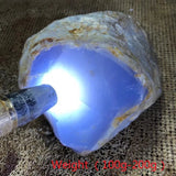 Natural Chalcedony Jade Sapphire Crystal Stone for DIY Jewelry Making