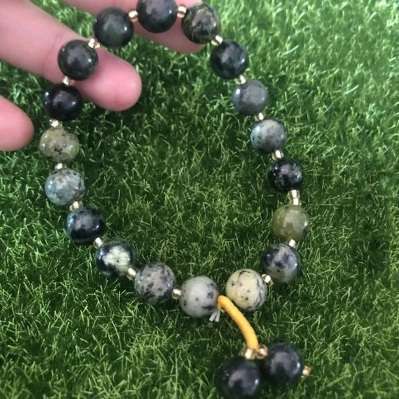 Natural Jade Tibetan Jade Medicine King Stone Bracelet Magnetic Health Care