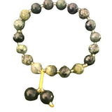 Natural Jade Tibetan Jade Medicine King Stone Bracelet Magnetic Health Care