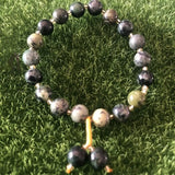 Natural Jade Tibetan Jade Medicine King Stone Bracelet Magnetic Health Care