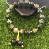 Natural Jade Tibetan Jade Medicine King Stone Bracelet Magnetic Health Care