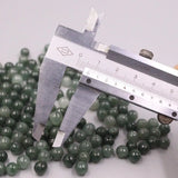 Green Chinese Jade Loose Beads 5mm/6-7mm/10mm/13mm - 100PCS
