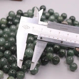 Green Chinese Jade Loose Beads 5mm/6-7mm/10mm/13mm - 100PCS