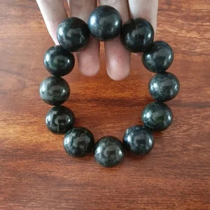 Tibetan Jade Medicine Stone Mesh Hand String Health Care Bracelet