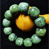 Natural Jade Tibetan Medicine King Stone Bead Hand String Health Care Jewelry