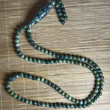 Tibetan Medicine King Stone Carved Dzi Bracelet Men Women Prayer Beads