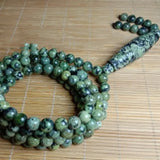 Tibetan Medicine King Stone Carved Dzi Bracelet Men Women Prayer Beads