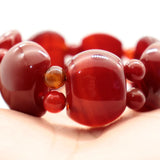 Pure Natural Red Agate Healthy Bracelet Women Jewelry Gift Female Adjustable