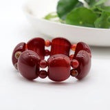 Pure Natural Red Agate Healthy Bracelet Women Jewelry Gift Female Adjustable