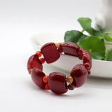 Pure Natural Red Agate Healthy Bracelet Women Jewelry Gift Female Adjustable