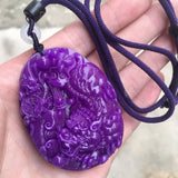 Natural Sugilite Pendant from South Africa