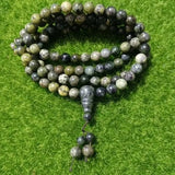 Tibetan Jade Medicine King Stone 108 Bracelet Men Women Health Care Jewelry