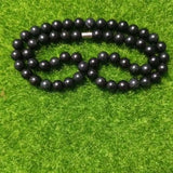 Tibetan Jade Medicine King Stone Necklace Buddha Beads Health Care Jewelry