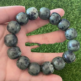 Natural Tibetan Jade Medicine King Stone Bracelet Men and Women Health Care