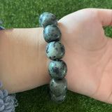 Natural Tibetan Jade Medicine King Stone Bracelet Men and Women Health Care
