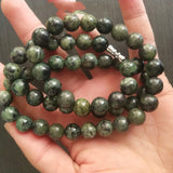 Tibetan Jade Medicine King Stone Necklace Women's Pendant