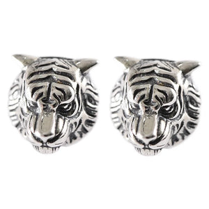 S925 Sterling Silver Tiger Stud Earrings for Women