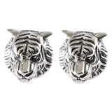 S925 Sterling Silver Tiger Stud Earrings for Women