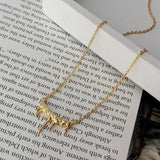 S925 Sterling Silver Necklace Irregular Pendant Women Jewelry